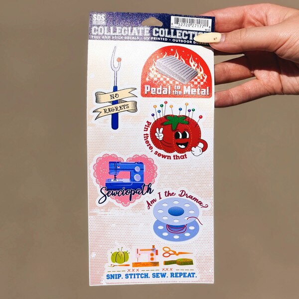 Sewing Sticker Sheet